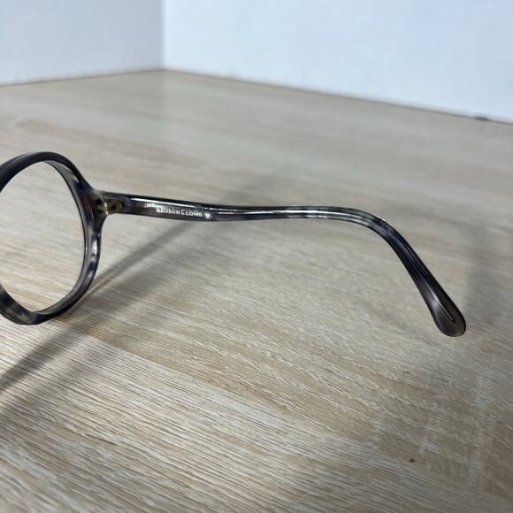 Vintage Bausch & Lomb 4001 B&L D82 Sunglasses Translucent Black READ 51-17-135
